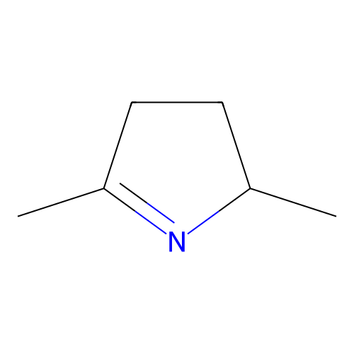 2,5-Dimethyl-3,4-dihydro-2H-pyrrole structure