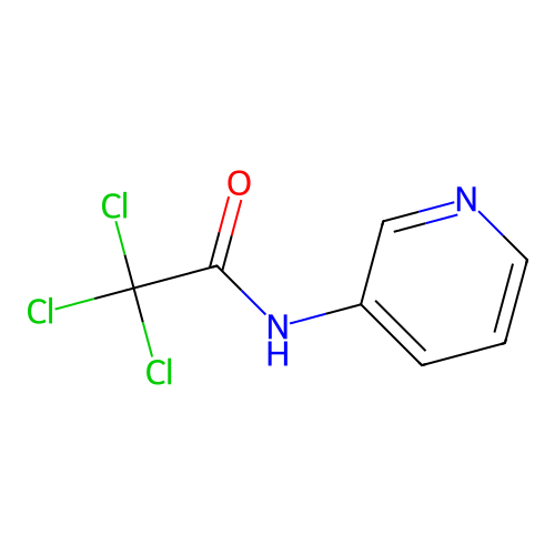 2,2,2-Trichloro-N-(pyridin-3-YL)acetamide structure