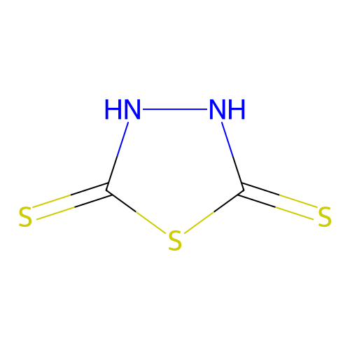 2,5-Dimercapto-1,3,4-thiadiazole structure