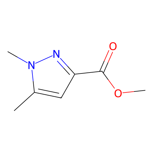 methyl 1,5-dimethyl-1H-pyrazole-3-carboxylate structure