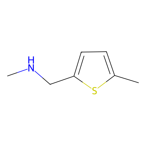 N-methyl-1-(5-methylthiophen-2-yl)methanamine structure