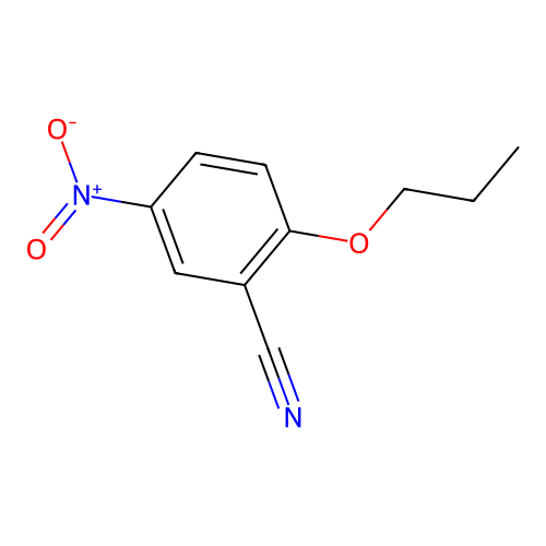 5-Nitro-2-propoxybenzonitrile structure