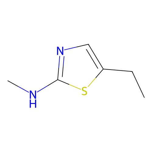 5-ethyl-N-methyl-1,3-thiazol-2-amine structure