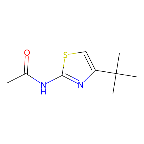 N-(4-tert-Butyl-1,3-thiazol-2-yl)acetamide structure