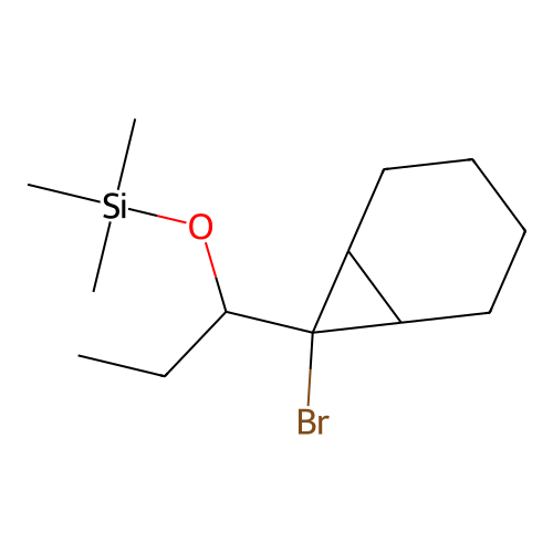[1-(7-Bromobicyclo[4.1.0]hept-7-yl)propoxy]trimethylsilane structure