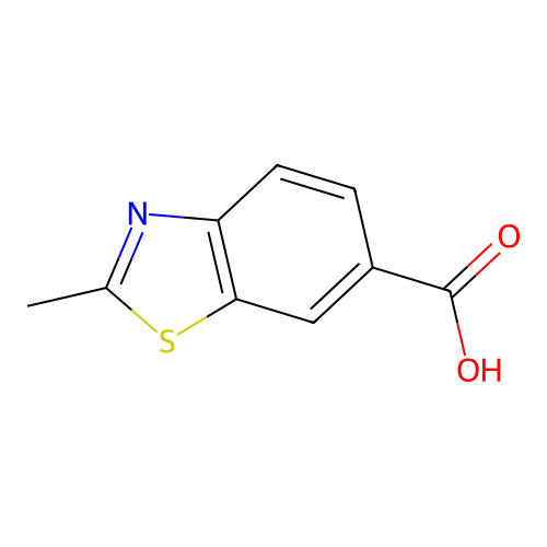 2-Methyl-1,3-benzothiazole-6-carboxylic acid structure