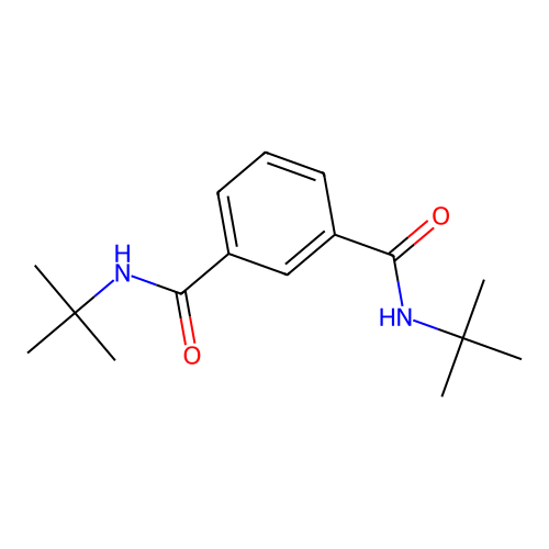 N1,N3-Di-tert-butylisophthalamide structure