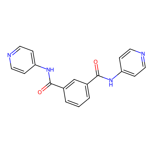 N,N'-Di-pyridin-4-yl-isophthalamide structure