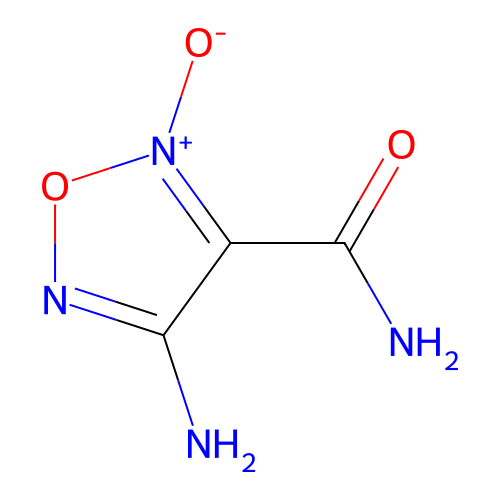 4-aminofuroxan-3-carboxamide structure