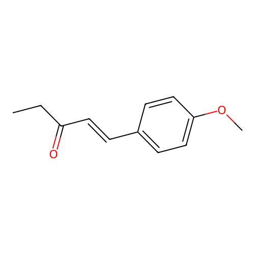 1-(4-Methoxyphenyl)-1-penten-3-one structure