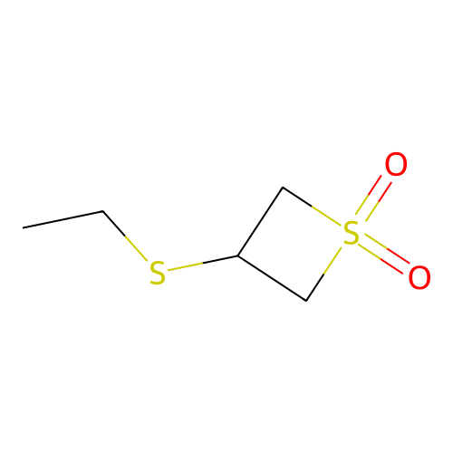 3-乙硫基硫杂环丁烷1,1-二氧化物 structure