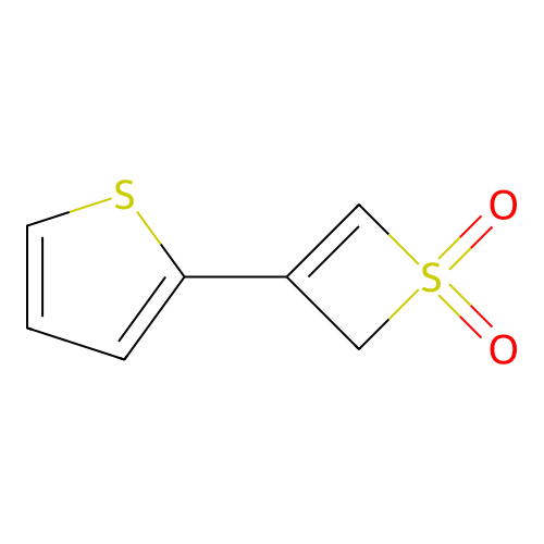 3-thiophen-2-yl-2H-thiete 1,1-dioxide structure