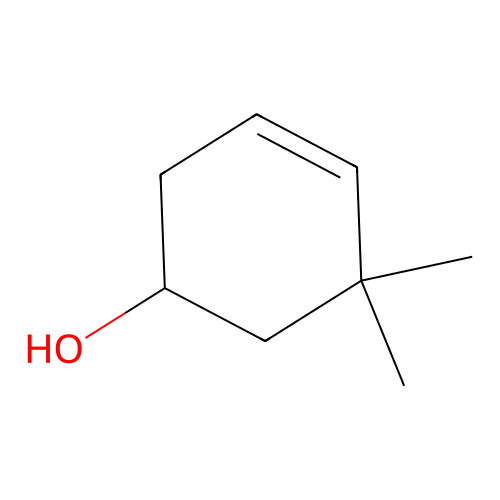 5,5-Dimethyl-3-cyclohexen-1-ol structure