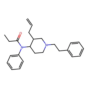 3-Allylfentanyl structure