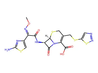 Cefuzonam structure