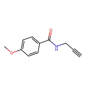 4-甲氧基-N-(2-丙炔-1-基)苯甲酰胺 structure