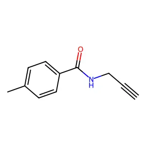 4-甲基-N-2-丙炔-1-基苯甲酰胺 structure