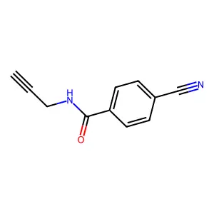 4-Cyano-N-(prop-2-YN-1-YL)benzamide structure