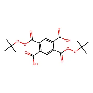 1,4-Di-t-butylperoxy pyromellitate structure