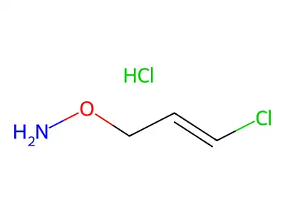 Hydroxylamine, O-(3-chloro-2-propenyl)-, hydrochloride structure