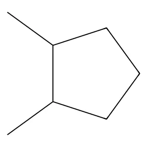(1R)-1,2-dimethylcyclopentane structure