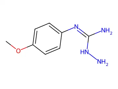 1-Amino-2-(4-methoxyphenyl)guanidine structure