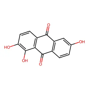 1,2,6-三羟基蒽醌 structure