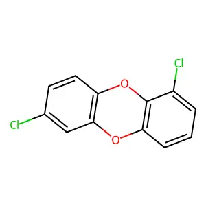 1,7-Dichlorodibenzo-p-dioxin structure