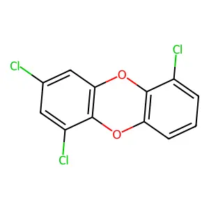 1,3,6-Trichlorodibenzo-P-dioxin structure