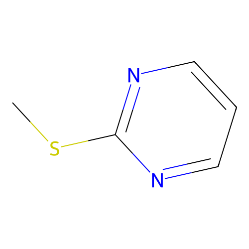 2-(Methylsulfanyl)pyrimidine structure