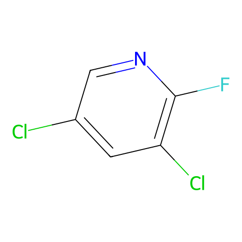 3,5-Dichloro-2-fluoropyridine structure