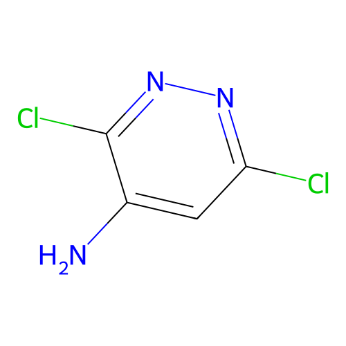 3,6-Dichloropyridazin-4-amine structure