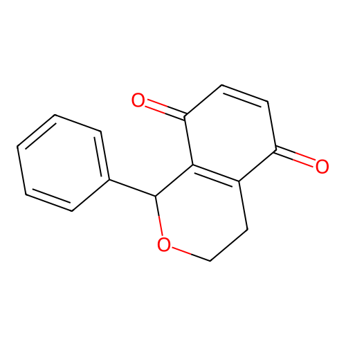 1H-2-Benzopyran-5,8-dione, 3,4-dihydro-1-phenyl- structure