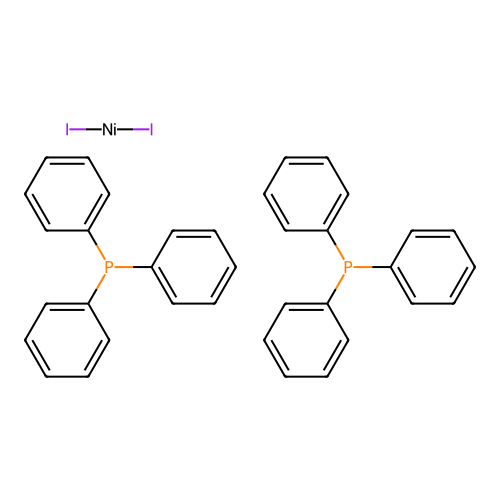Diiodobis(triphenylphosphine)nicke structure