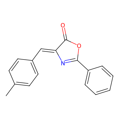 4-(4-Methylbenzylidene)-2-phenyloxazol-5(4H)-one structure