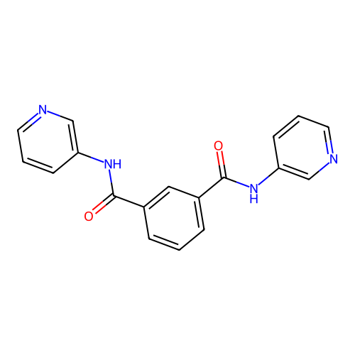 N1,N3-二吡啶-3-基-1,3-苯二甲酰胺 structure