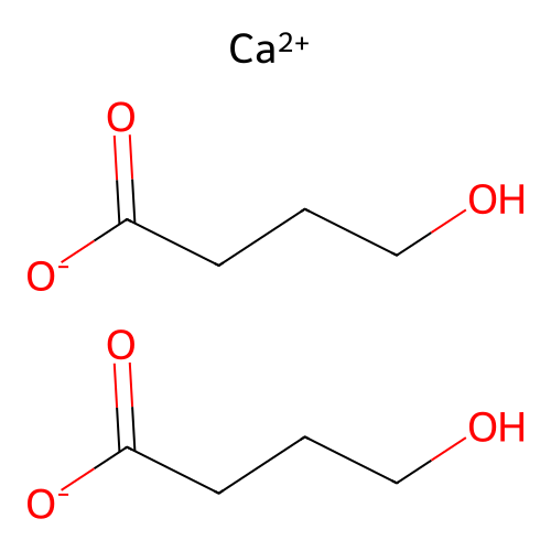 Γ-羟基丁酸钙 structure
