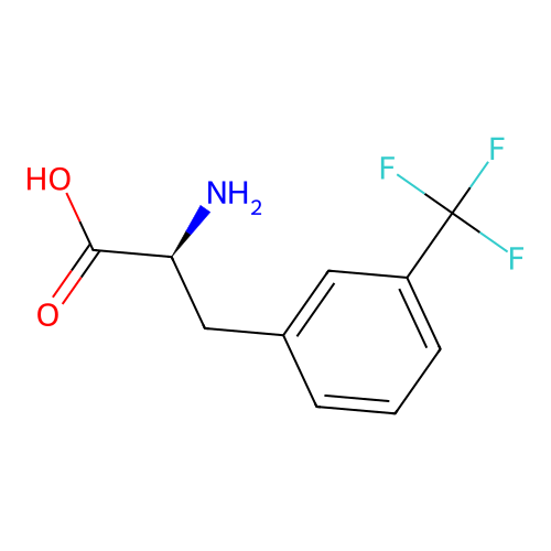 (S)-2-Amino-3-(3-(trifluoromethyl)phenyl)propanoic acid structure