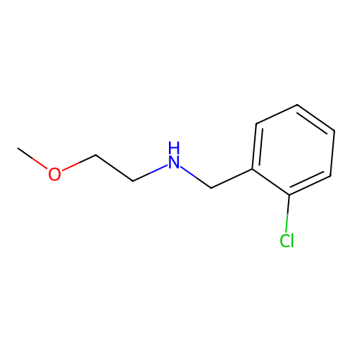 N-(2-chlorobenzyl)-2-methoxyethanamine structure