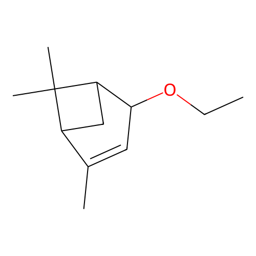 Bicyclo[3.1.1]hept-2-ene, 4-ethoxy-2,6,6-trimethyl- structure