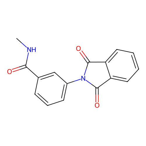 3-(1,3-dioxo-1,3-dihydro-2H-isoindol-2-yl)-N-methylbenzamide structure
