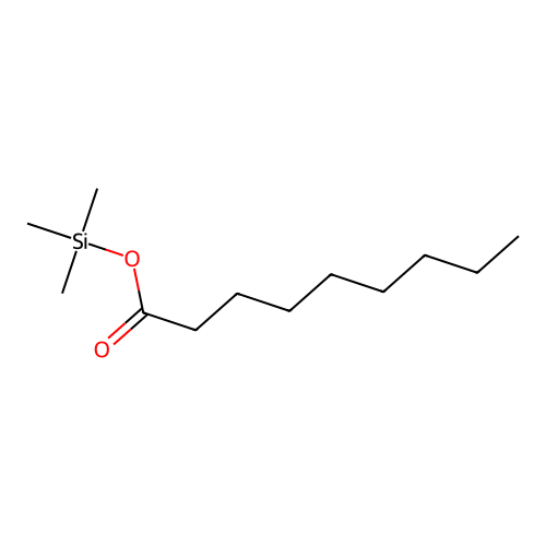 Trimethylsilyl nonanoate structure