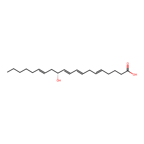 (12R)-12-羟基二十碳-5,8,10,14-四烯酸 structure
