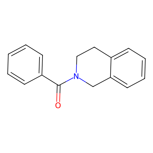 Isoquinoline, 2-benzoyl-1,2,3,4-tetrahydro- structure