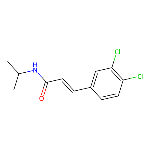 3-(3,4-Dichlorophenyl)-N-(1-methylethyl)-2-propenamide structure