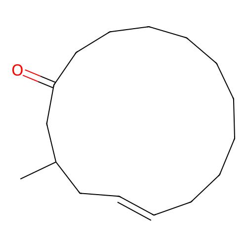 (5E)-3-methylcyclopentadec-5-en-1-one structure