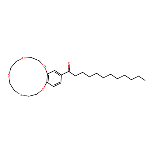 4-LAUROYLBENZO-15-CROWN-5 structure