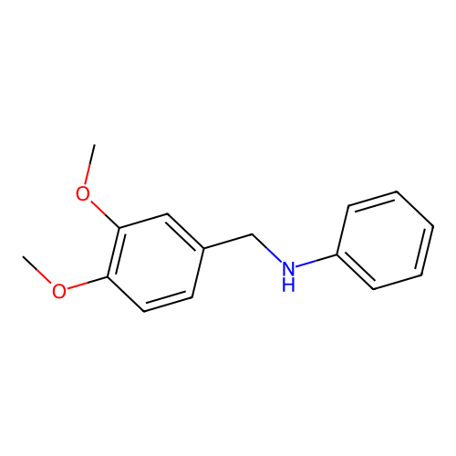 N-(3,4-dimethoxybenzyl)aniline structure