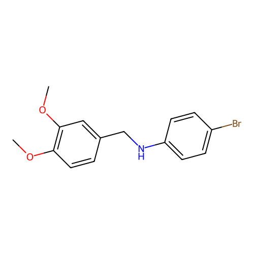 N-(4-Bromophenyl)veratrylamine structure