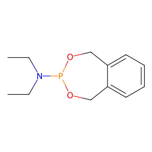 2,4,3-Benzodioxaphosphepin-3-amine, N,N-diethyl-1,5-dihydro- structure